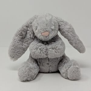 Jellycat Bashful Bunny Gray Small Rattle Baby Toy